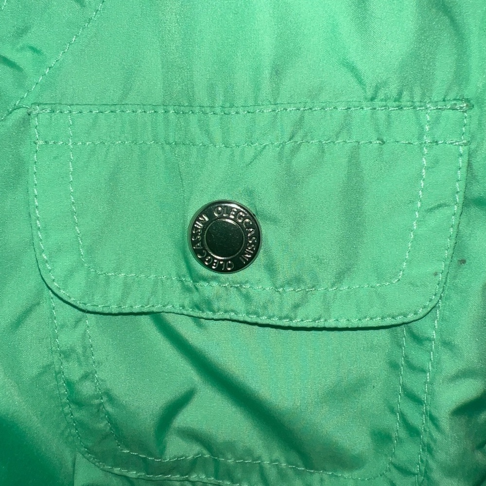 Oleg Cassini Sport Large Green Jacket Lightweight - Picture 3 of 13
